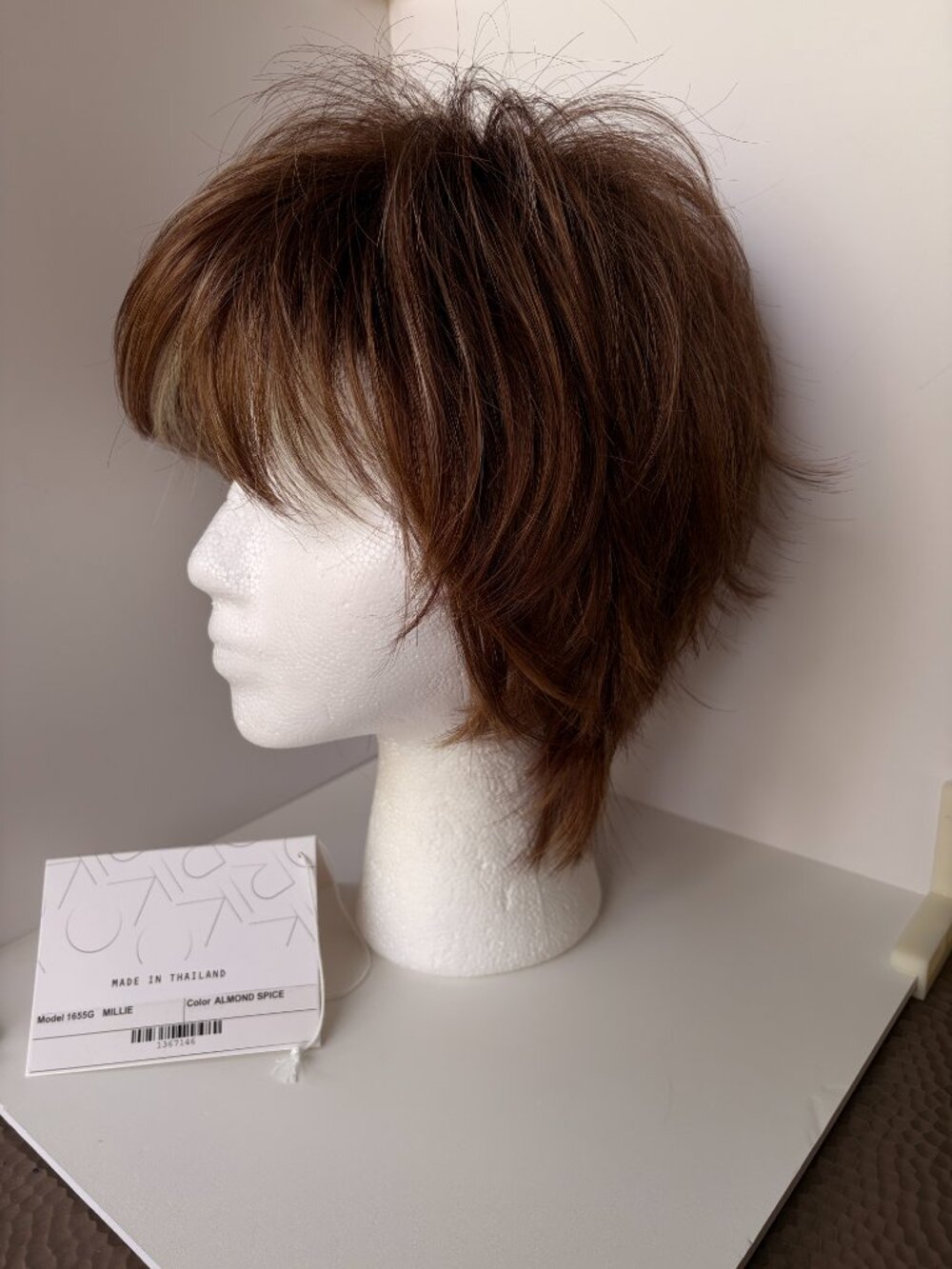 Noriko MILLIE in Almond Spice, Petite/Avg Cap, Synthetic Wig - Picture 5 of 10
